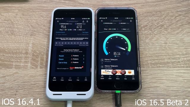 iPhone 8  | iOS 16.5 Beta 2 VS iOS 16.4.1 | BENCHMARK смотреть онлайн