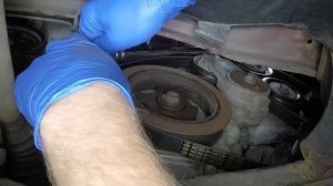 How to Replace the drive belt on the 5631 - Jaguar X-Type 2001 to 2011
