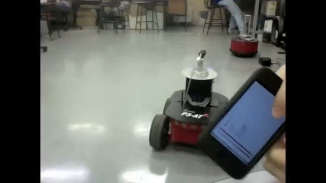 Pioneer 3-AT Mobile Robot Control with iPhone and iPod Touch смотреть онлайн
