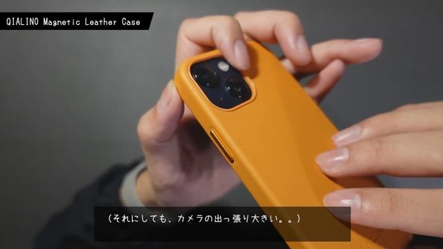 QIALINO MagSafe対応 iPhone 13 miniレザーケース смотреть онлайн