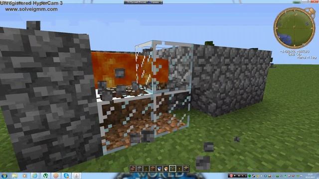 Механизмы в Maincraft часть 2 (Ферма булыжника) смотреть онлайн