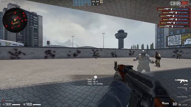 Counter Strike Global Offensive aim bots training 32 day - тренировка в cs:go 32 день смотреть онлайн