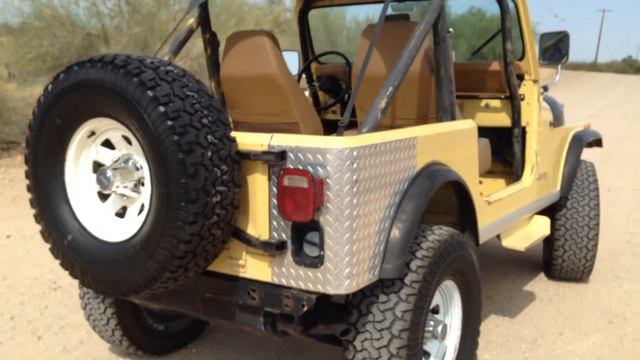 84 Jeep CJ7 Renegade SunYellow смотреть онлайн