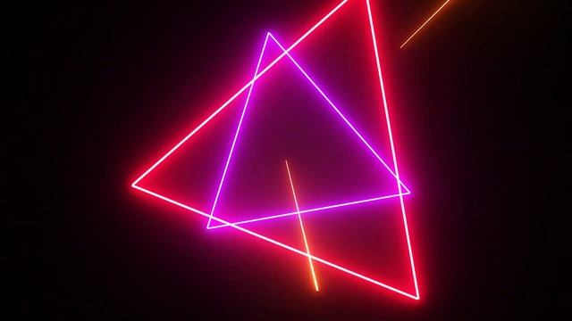 VJ LOOP NEON - Abstract Background Video 4k - vj loop 4k - Colorful Triangle Background - hd смотреть онлайн