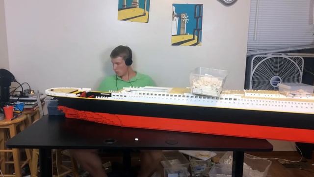 LEGO Titanic Construction Time-Lapse【7' model】 смотреть онлайн