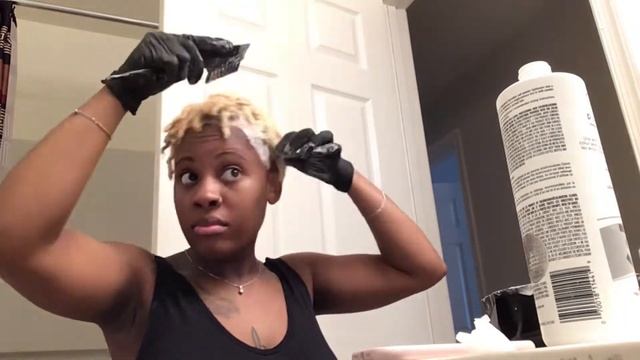 HOW I BLEACHED MY STARTER LOCS| HOW I COLORED MY STARTER LOCS GINGER| 3 MONTH LOC JOURNEY| Ft Adore смотреть онлайн