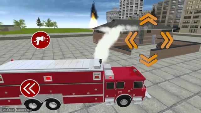 Real Fire Truck Driving Simulator: Fire Fighting gameplay |Fire Accident in House - Android gamepla смотреть онлайн