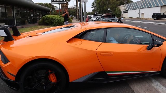 Lamborghini Huracan Performante LP640-4 - Pure V10 Acceleration Sound!!! смотреть онлайн