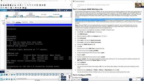 5.5.7 Packet Tracer - Explore Network Protocols