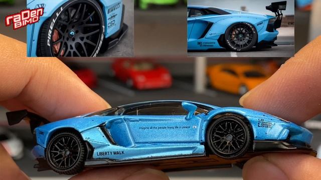 LBWK LAMBORGHINI AVENTADOR LP700-4 Hot Wheels Elite 64 - Review