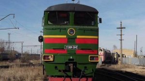 Звук дизеля 10д100 тепловоз 2тэ10м