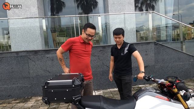 Qteam Motor Review l Thùng Nhôm Top Lắp Xe Máy Cực Ngầu l Honda MSX Độ Siêu Cute Style Đẹp смотреть онлайн