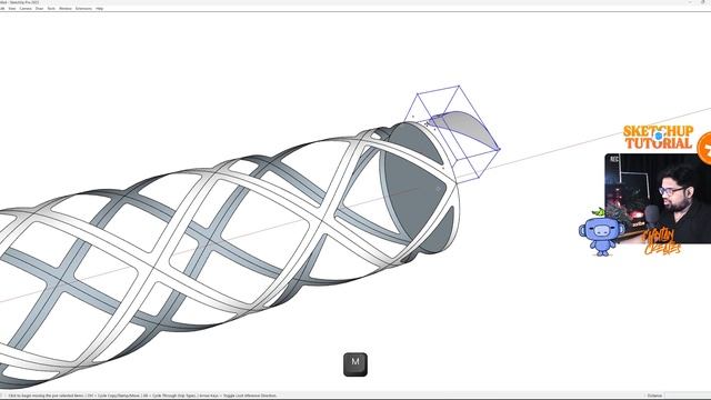 SketchUp for Architects: Create a 3D Model of Iconic Peace Bridge by Santiago Calatrava in SketchUp смотреть онлайн