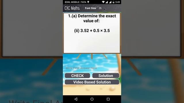 CXC Maths Past Paper Preppers Android App смотреть онлайн