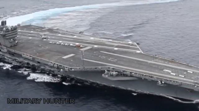 USS Abraham Lincoln CVN 72 Maneuvering With High Speed Is Amazing