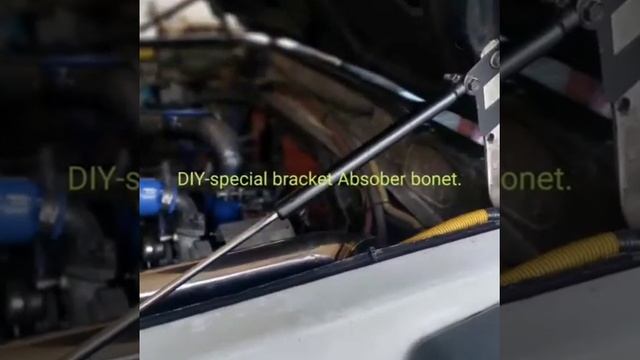 Special bracket bonet for Isuzu Trooper.. смотреть онлайн