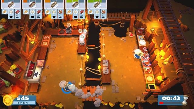 Overcooked! 2 PC Single Player - Area 2 - All 3-Star (4K/60 fps) смотреть онлайн