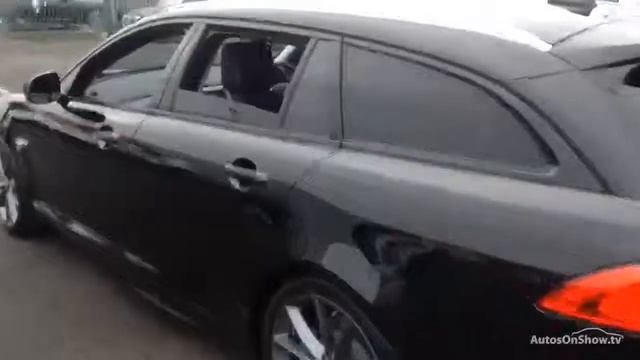 JAGUAR XF D R-SPORT SPORTBRAKE BLACK 2015 смотреть онлайн