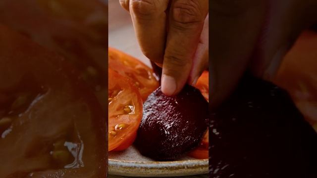 Салат с помидорами, свеклой и орехами смотреть онлайн