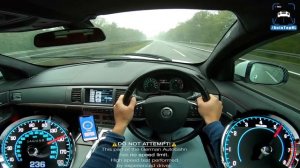 JAGUAR XFR 5.0 V8 Supercharged 510HP | AUTOBAHN POV by AutoTopNL