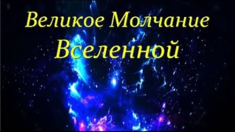 Владимир Липунов. От Великого Молчания Вселенной до Великого Молчания Будущего. смотреть онлайн