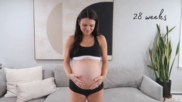 TWIN PREGNANCY TRANSFORMATION | twin pregnancy week by week *watch my belly grow*