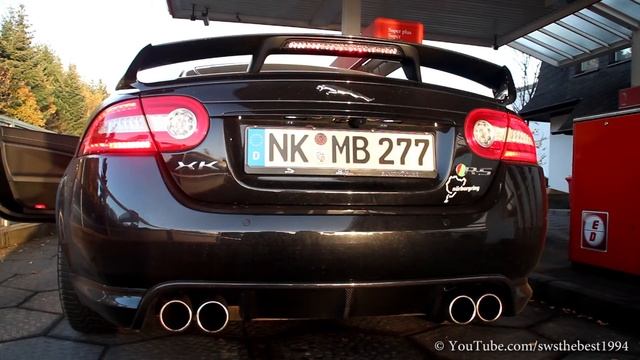2012 Jaguar XKR-S Exhaust Sound!! смотреть онлайн