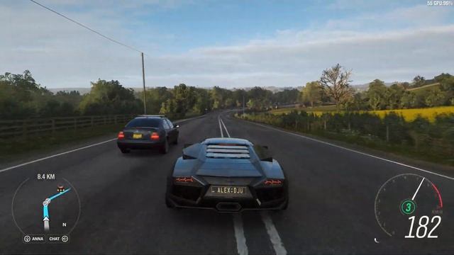Forza Horizon 4 - 2008 Lamborghini Reventon Forza Edition - Car Show Speed Jump Crash Test . смотреть онлайн