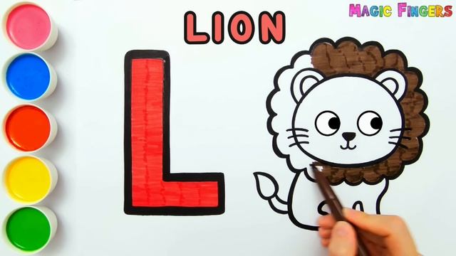 A untuk Apel, B untuk Bola Menggambar, Melukis, Mewarnai untuk Anak & Balita | Pelajari Alfabet #30 смотреть онлайн