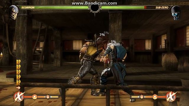 Mortal Kombat 9 (PC-Steam) Scorpion Kombo+(Sub vs Scorp)Traning babttle смотреть онлайн
