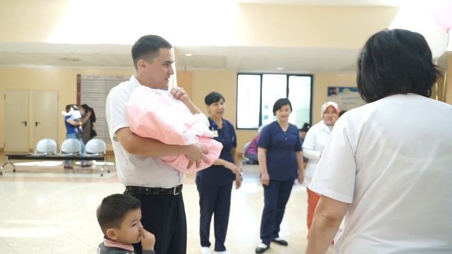 Выписка из роддома г.Нур-Султан. Сабит Айару Максаткызы 23.08.2019