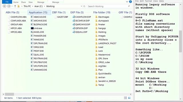 PSION PC-FOUR a 1980's IBM PC DOS based 'office' software. (vol^+) смотреть онлайн