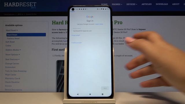 How to Add Google Account in HTC Desire 20 Pro – Remove Google Account смотреть онлайн