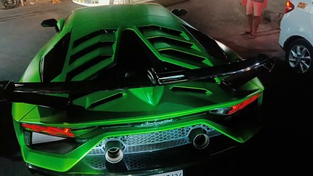 LAMBORGHINI AVENTADOR SVJ 😳🔥BANGALORE 🔥 2024
