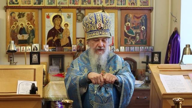 Проповедь епископа Амвросия (Тимрота) на Покров Пресвятой Богородицы, 14 октября 2024 года смотреть онлайн