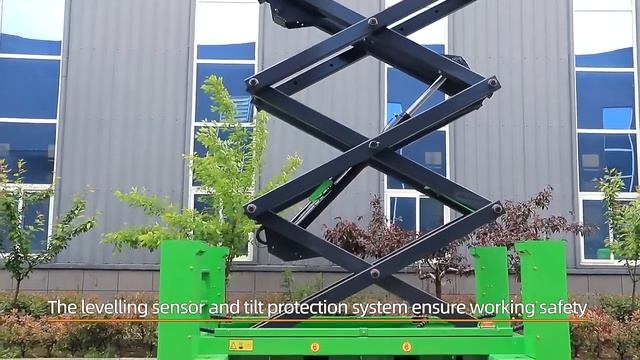 Rough-Terrain Electric Scissor Lift смотреть онлайн