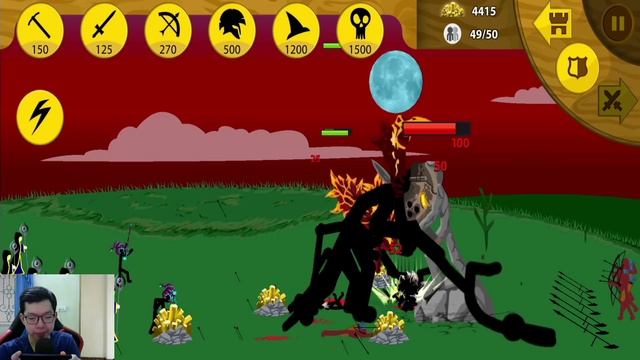 Stick War Legacy Mod Hack 1 TỶ GEM Công Thành Chiến Chung Kết Trên Đống Vàng Top Game Android Ios смотреть онлайн