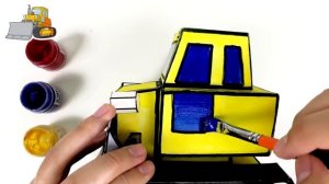 Раскраски для детей l Тайо большегрузные автомобили Билли l Развивающие видео l Приключения Тайо