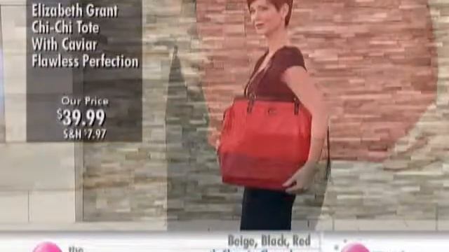 Elizabeth Grant Caviar Flawless Perfection and Tote Duo at The Shopping Channel 460087 смотреть онлайн