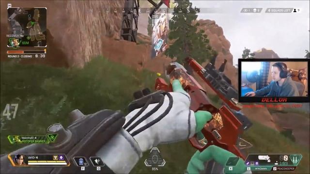 DELLOR BREAKS KEYBOARD WITH HAMMER AGAIN! *APEX LEGENDS MEGA RAGE 4* смотреть онлайн