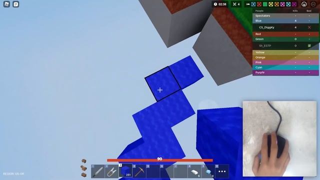 HandCam ASMR Roblox Bedwars (Clicky)