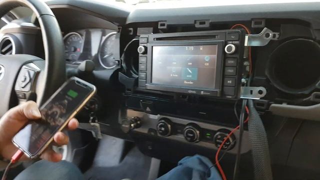 2015~2018 USA Toyota Tacoma Wireless and Wired Apple CarPlay, Android Auto OEM Retrofit Demo Video смотреть онлайн