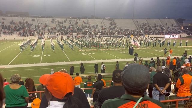 FAMU  MARCHING 100 VS LINCOLN CALIFORNIA PREGAME