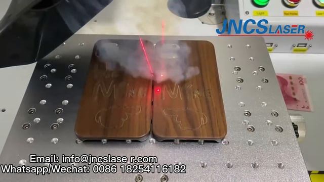 wooden phone cover co2 laser marking machine, jncslaser, wood engraving смотреть онлайн