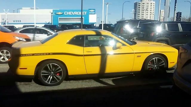 I spotted a rare Dodge Challenger SRT8 Yellow Jacket Edition on the streets of Oak Lawn. смотреть онлайн