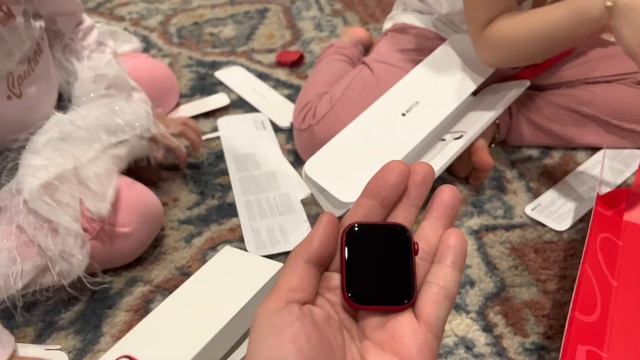 Unboxing red Apple watch series 7 смотреть онлайн