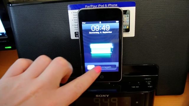 Sony ICF-DS15IPB Dockingstation Für IPod Und IPhone