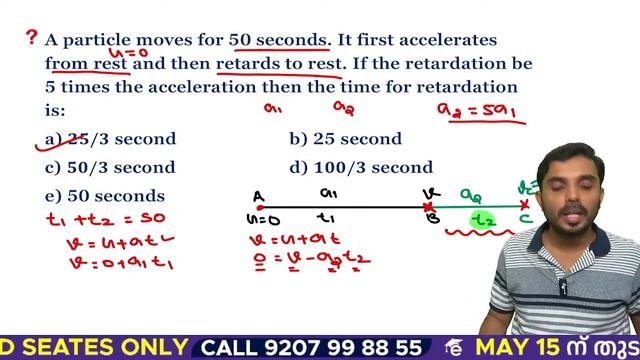 KEAM 2024 - Physics | Motion in a Straight Line | Eduport KEAM смотреть онлайн