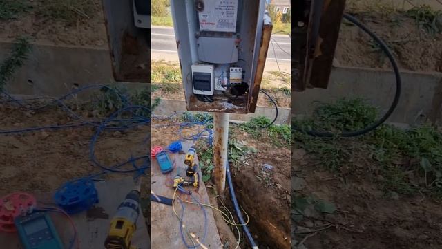 Заземление щита учета. #заземление #щитучета #электрика смотреть онлайн