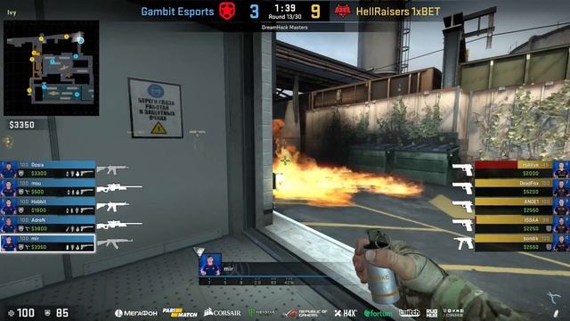 HellRaisers vs Gambit Esports | Map#1 | DreamHack Masters Stockholm 2018 смотреть онлайн